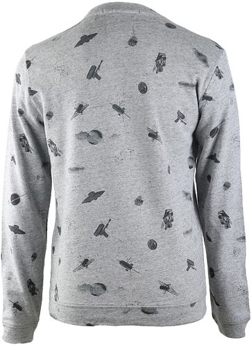 No-Excess Sweater Grau Print