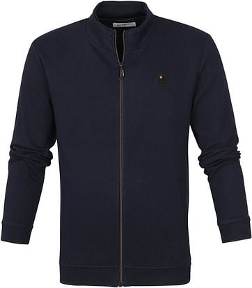 No-Excess Vest Double High Neck Donkerblauw