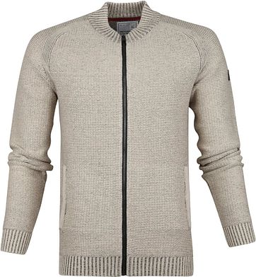 No-Excess Weste Zip Beige