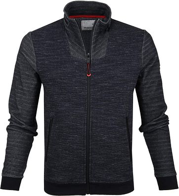 No-Excess Zip Cardigan Black