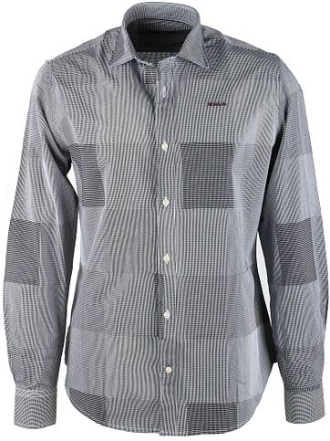 NZA Hemd Schwarz und Weiß