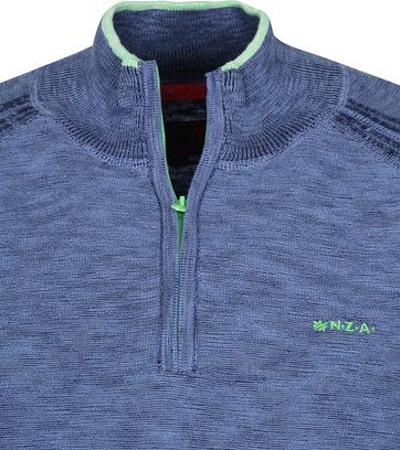 NZA Methven Half Zip Pullover Blue
