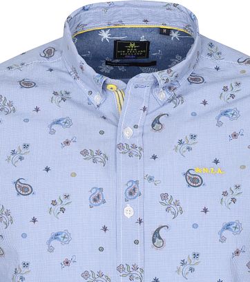NZA Overhemd Scott Pond Lichtblauw