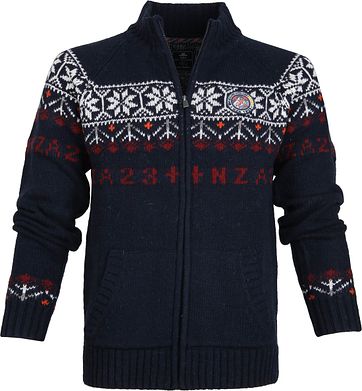NZA Rangitata Cardigan Navy