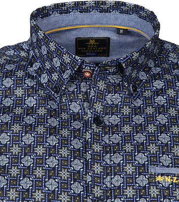 NZA Shirt Rangiora Design Navy