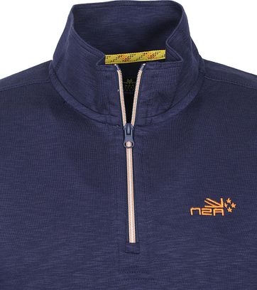 NZA Te Paeroa Pullover Half Zip Navy