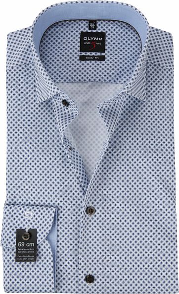 OLYMP Blue Shirt BF Level 5 SL7