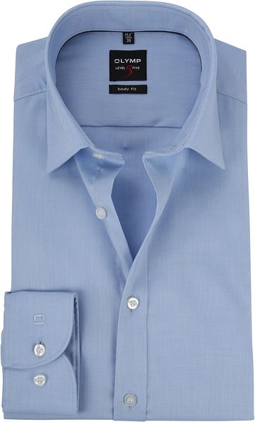OLYMP Hemd BF Level 5 Twill Blau