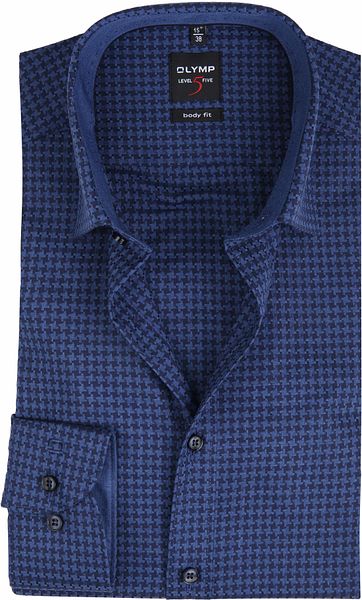 OLYMP Hemd Level 5 Pied De Poule