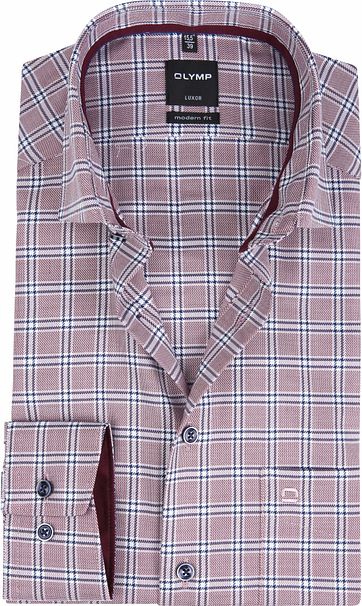 OLYMP Hemd Luxor MF Chianti