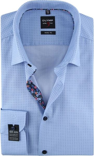 OLYMP Hemd Lvl 5 Blau SL7