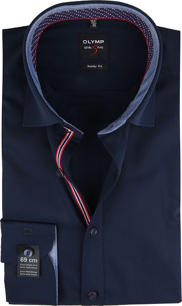 OLYMP Hemd Lvl 5 LS7 Dunkelblau