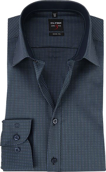 OLYMP Level 5 Hemd Dunkelblau