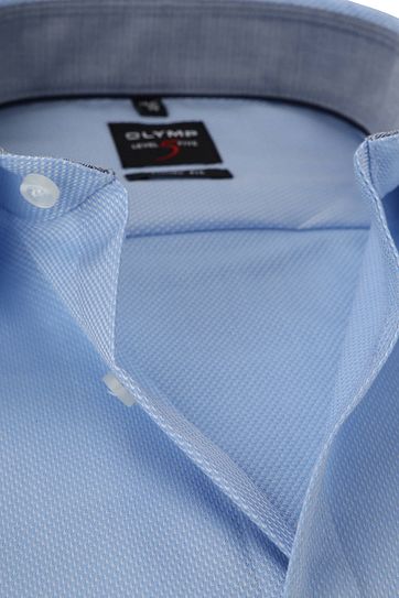 OLYMP Level 5 Shirt Dessin Light Blue