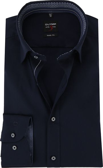 OLYMP Level 5 Shirt Navy