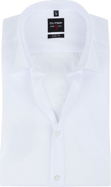 OLYMP Level 5 Short Sleeve White