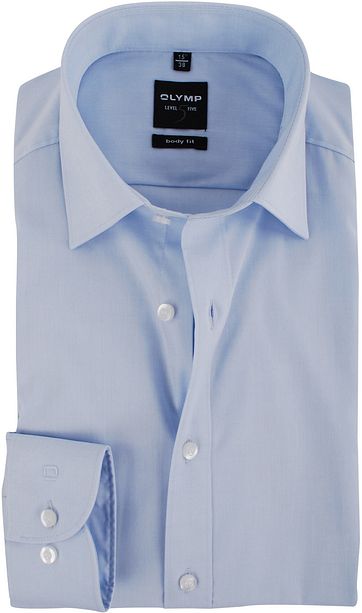 Olymp Level Five Overhemd Body Fit Lichtblauw olymp kopen in de aanbieding