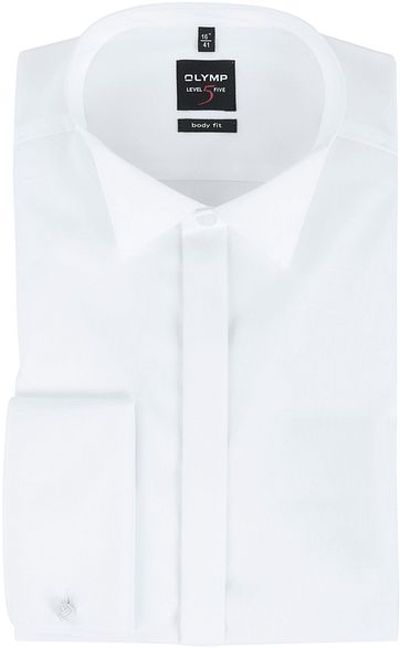 Olymp Level Five Tuxedo Shirt Body Fit White