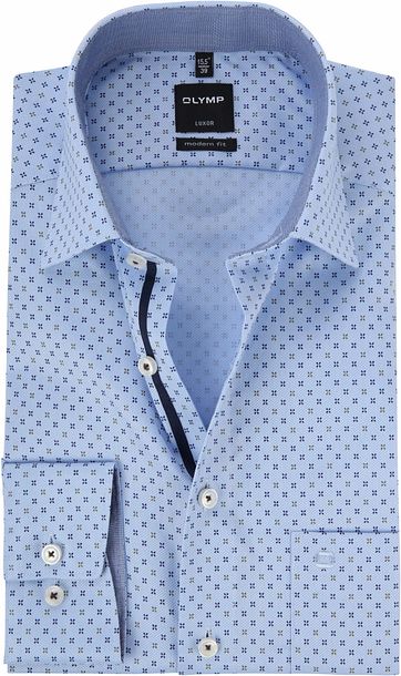 OLYMP Luxor Blau Hemd MF