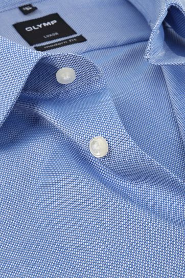 OLYMP Luxor Bügelfrei Hemd Modern Fit Bleu