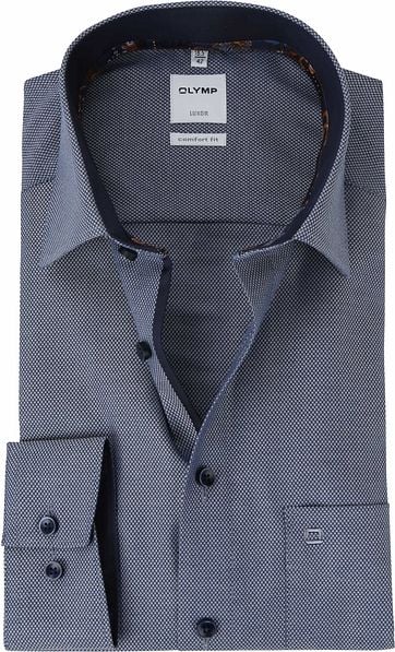 OLYMP Luxor CF Shirt Melange Navy