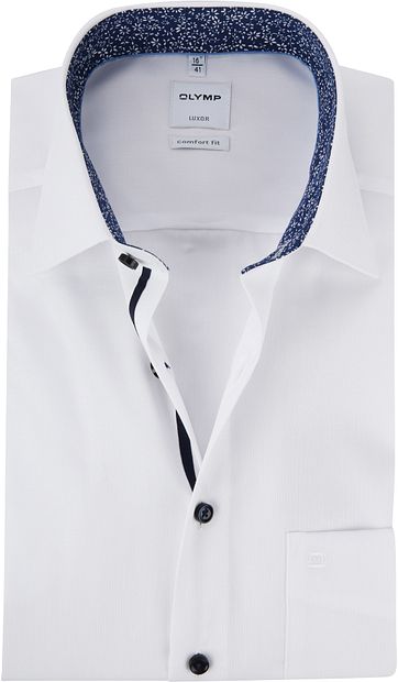OLYMP Luxor CF White Shirt SS