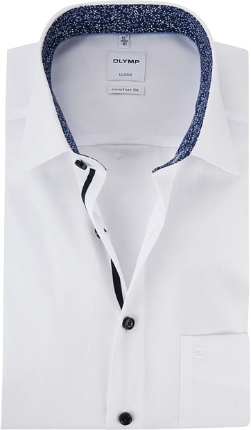 Olymp Luxor Cf Wit Overhemd Ss olymp kopen in de aanbieding Olymp Luxor Cf Wit Overhemd Ss olymp kopen in de aanbieding