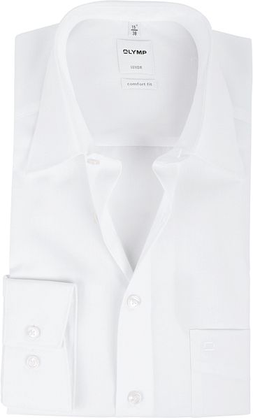 OLYMP Luxor Comfort Fit Overhemd Wit