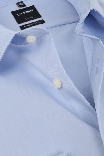 Olymp Luxor Extra Long Sleeve Shirt Blue