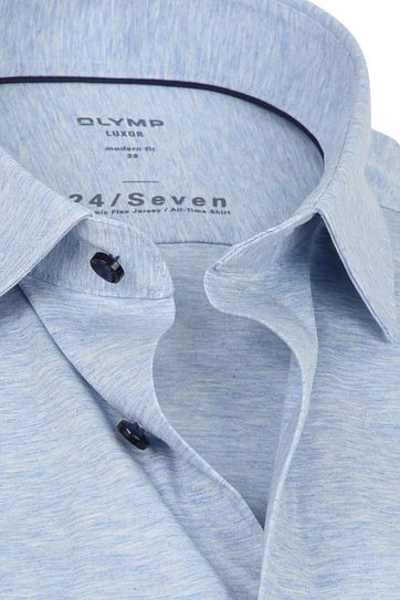 OLYMP Luxor Hemd 24/Seven Blau