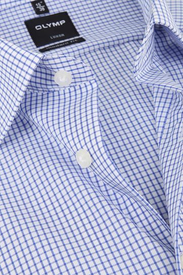 OLYMP Luxor Hemd Blue Check