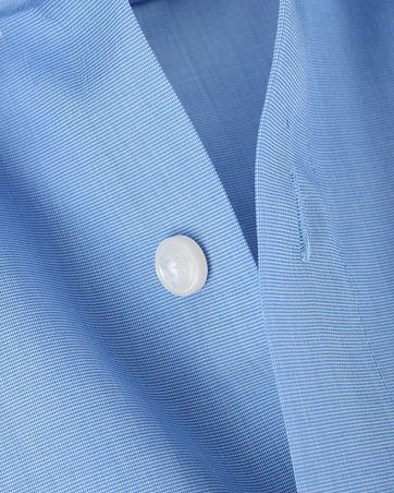 OLYMP Luxor Hemd Comfort Fit Kurzarm Blau