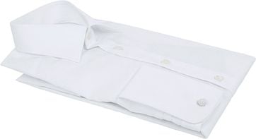 OLYMP Luxor Hemd Modern Fit Doppelmanschette Weiß