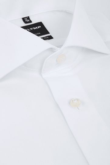 OLYMP Luxor Hemd SL7 Modern Fit Doppelmanschette Weiß