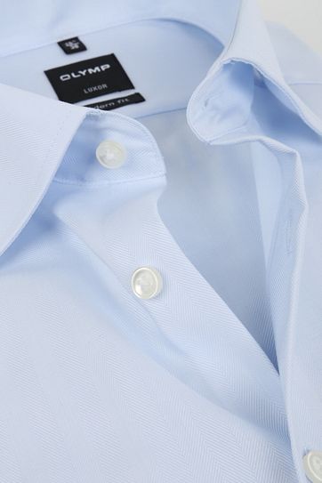 OLYMP Luxor Hemd Slim Line Hellblau Herring