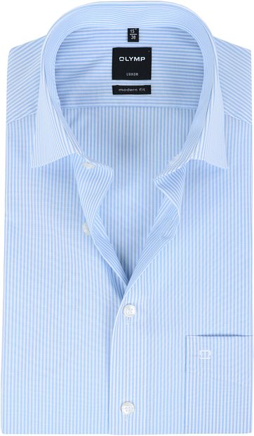 Olymp Luxor Korte Mouw Strepen olymp kopen in de aanbieding