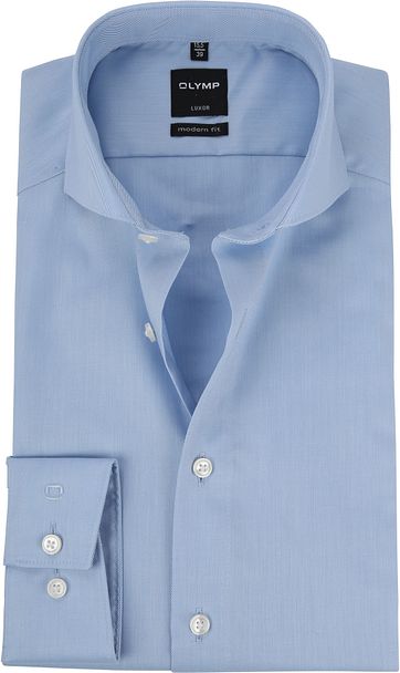 OLYMP Luxor MF Hemd Twill Blau