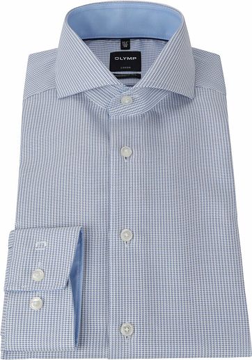 OLYMP Luxor MF Overhemd CAW Blauw