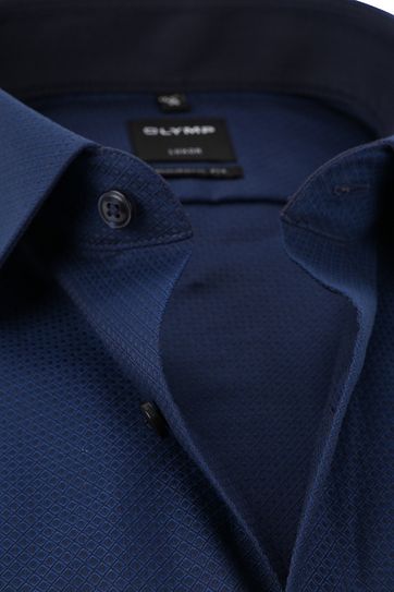 OLYMP Luxor MF Overhemd Dessin Navy SL7