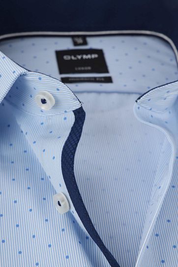 OLYMP Luxor MF Shirt Dessin Blue