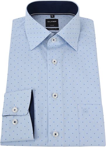 OLYMP Luxor MF Shirt Dessin Blue