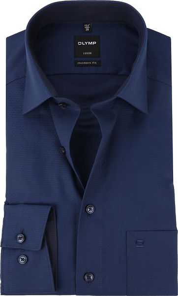 OLYMP Luxor MF Shirt Dessin Navy