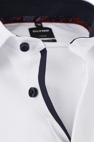 OLYMP Luxor MF Shirt White Dessin