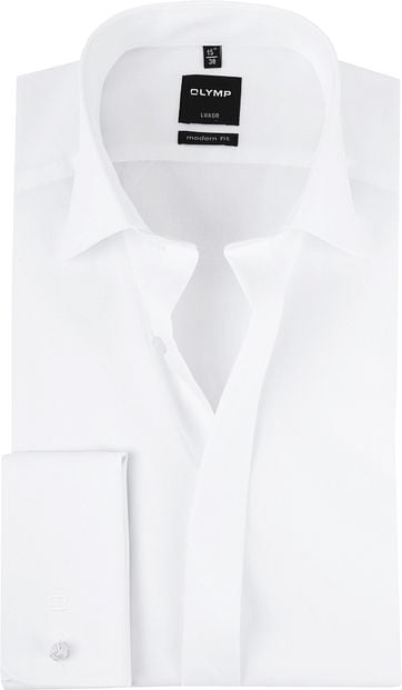 OLYMP Luxor MF Smokinghemd Weiss