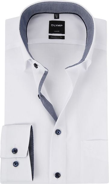 OLYMP Luxor MF Weiß HBD Hemd