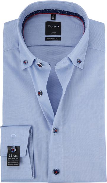 Olymp Luxor Overhemd Blauw Mf Sl7 olymp kopen in de aanbieding Olymp Luxor Overhemd Blauw Mf Sl7 olymp kopen in de aanbieding