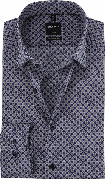 Olymp Luxor Overhemd Mf Bruin Dessin olymp kopen in de aanbieding Olymp Luxor Overhemd Mf Bruin Dessin olymp kopen in de aanbieding