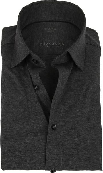 OLYMP Luxor Shirt 24/Seven Dark Grey