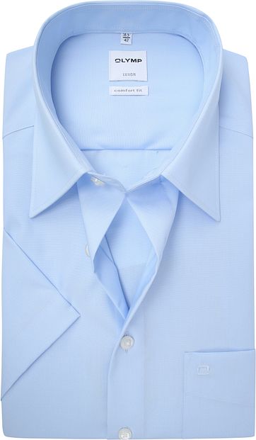 OLYMP Luxor Shirt Comfort Fit SS Light Blue