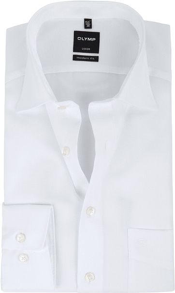 Olymp Luxor Shirt Modern Fit Wit olymp kopen in de aanbieding Olymp Luxor Shirt Modern Fit Wit olymp kopen in de aanbieding